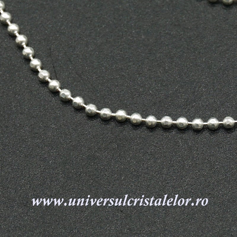 Lantisor Argint model bilute m1- 50cm