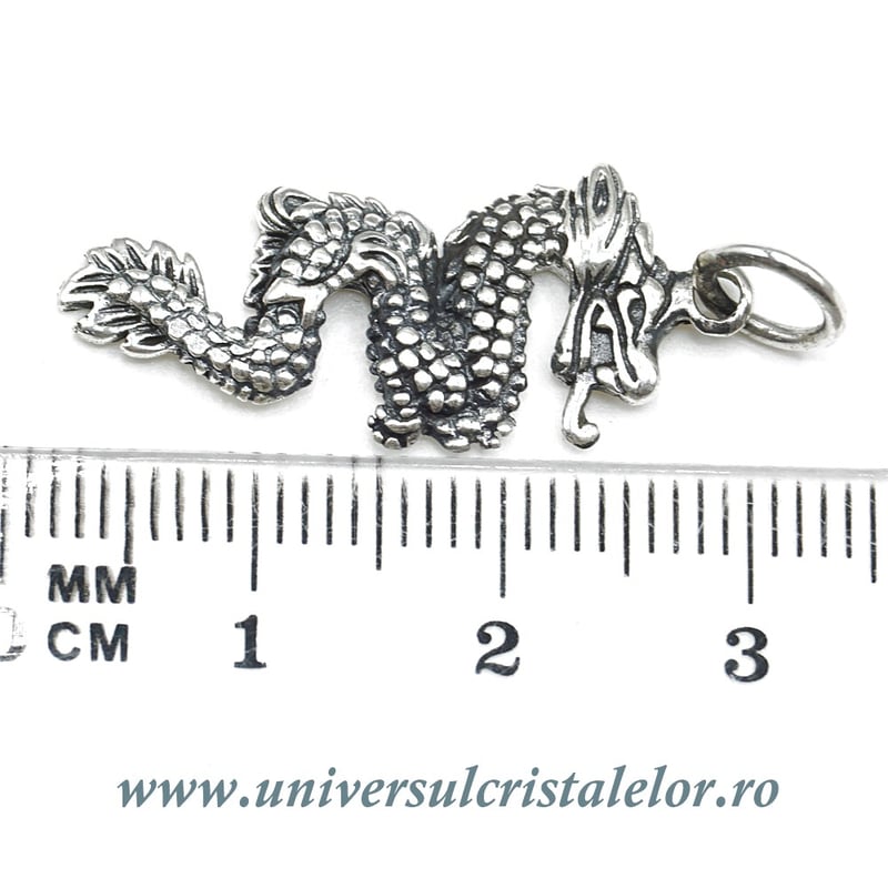 Pandantiv dragon argint