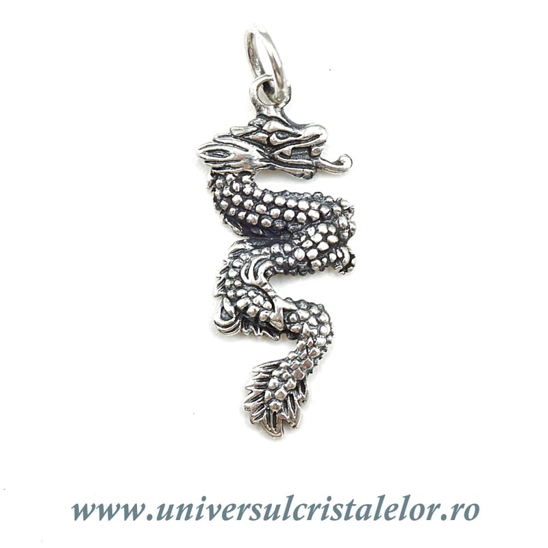 Pandantiv dragon argint
