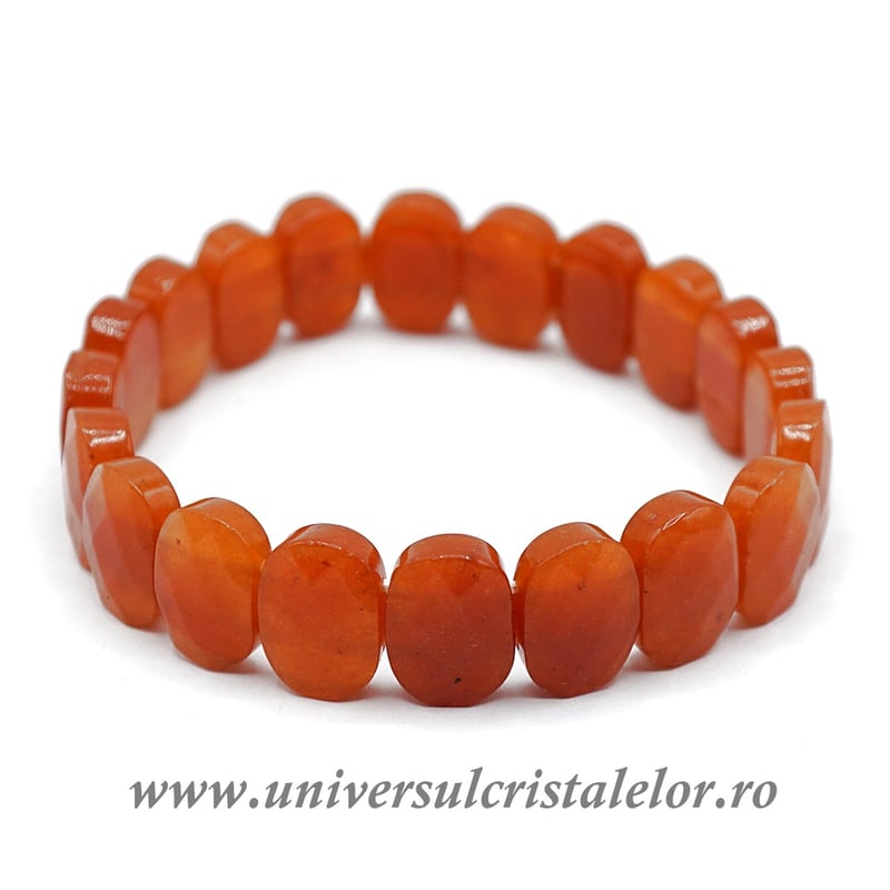 Bratara aventurin rosu fatetat
