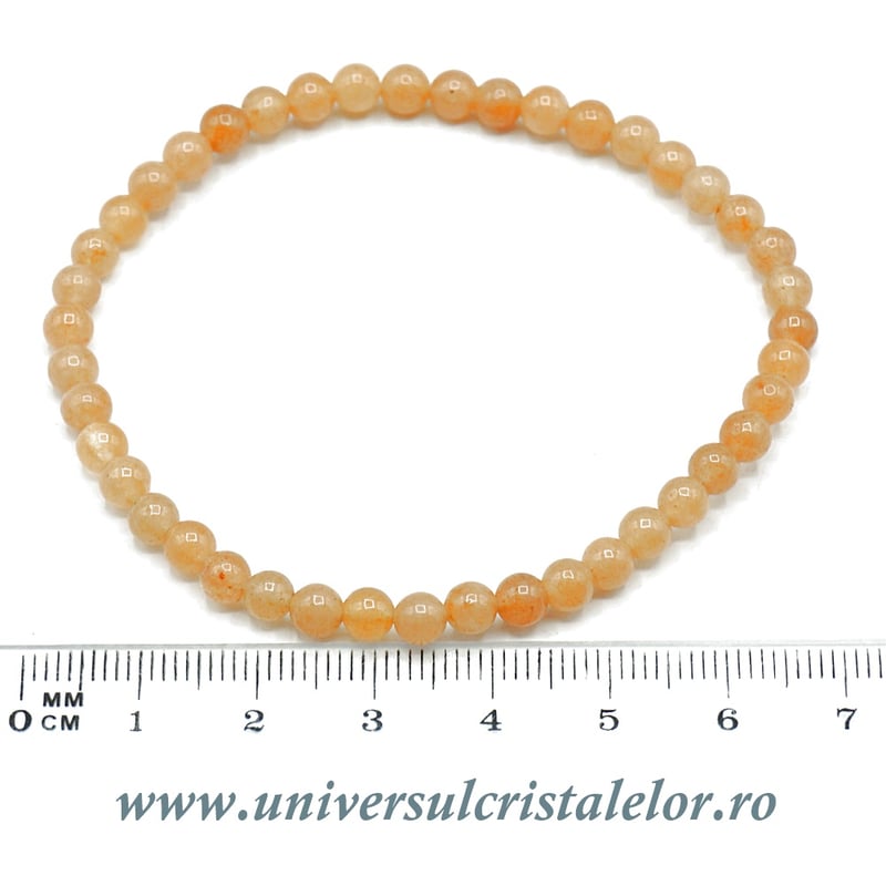 Bratara aventurin portocaliu