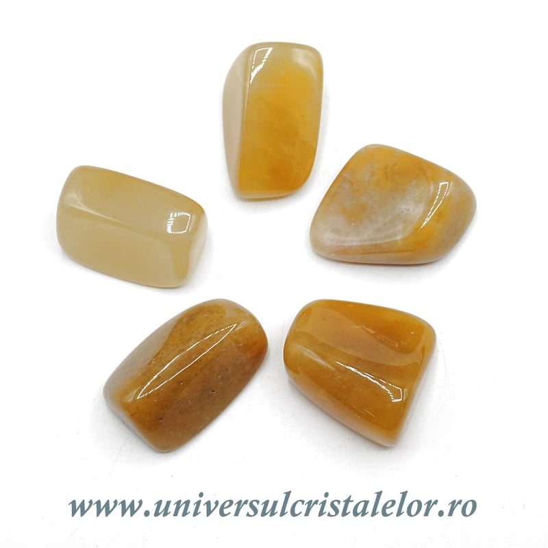 Aventurin galben piatra rulata