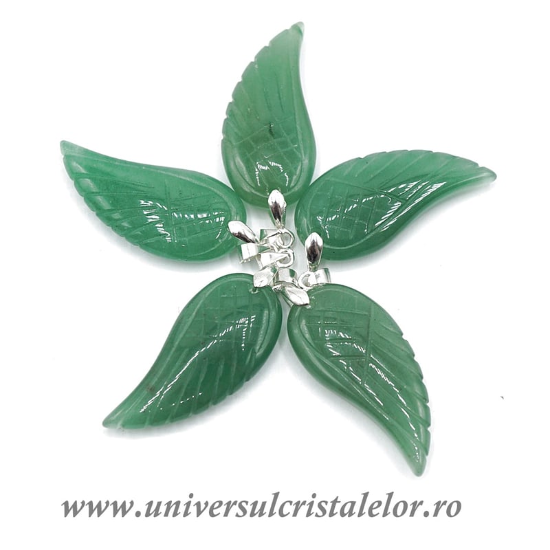 Pandantiv aventurin aripa m2