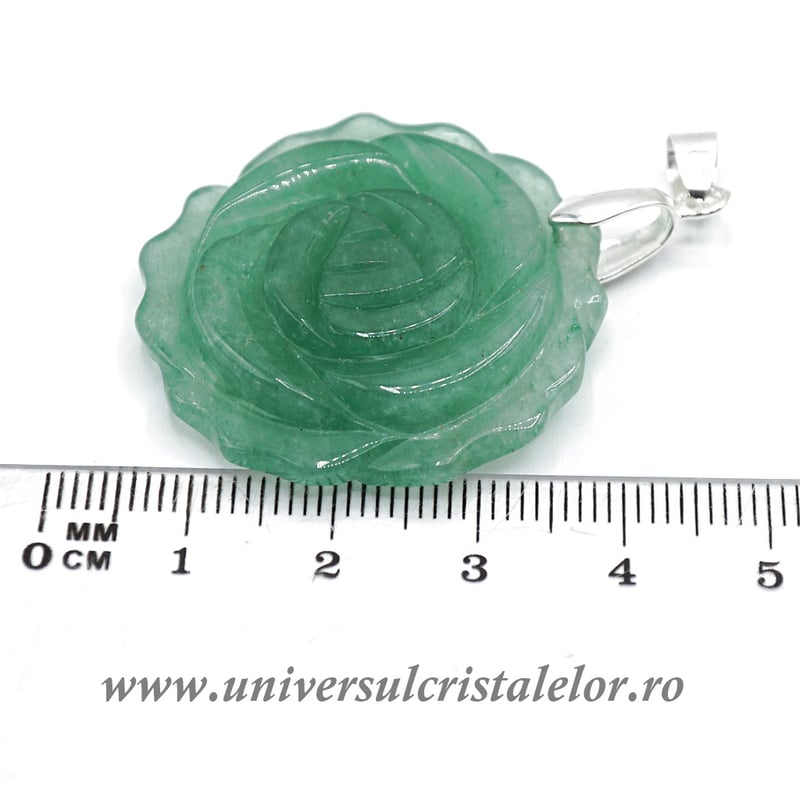 Pandantiv aventurin floare