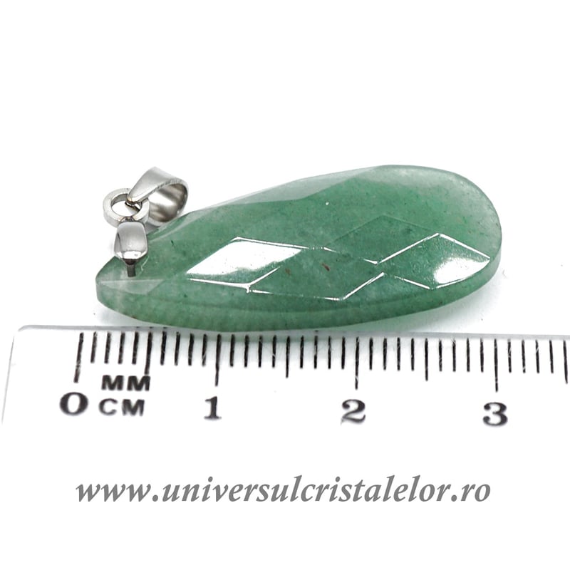 Pandantiv aventurin lacrima fatetat