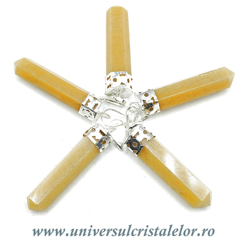 Pandantiv aventurin galben varf