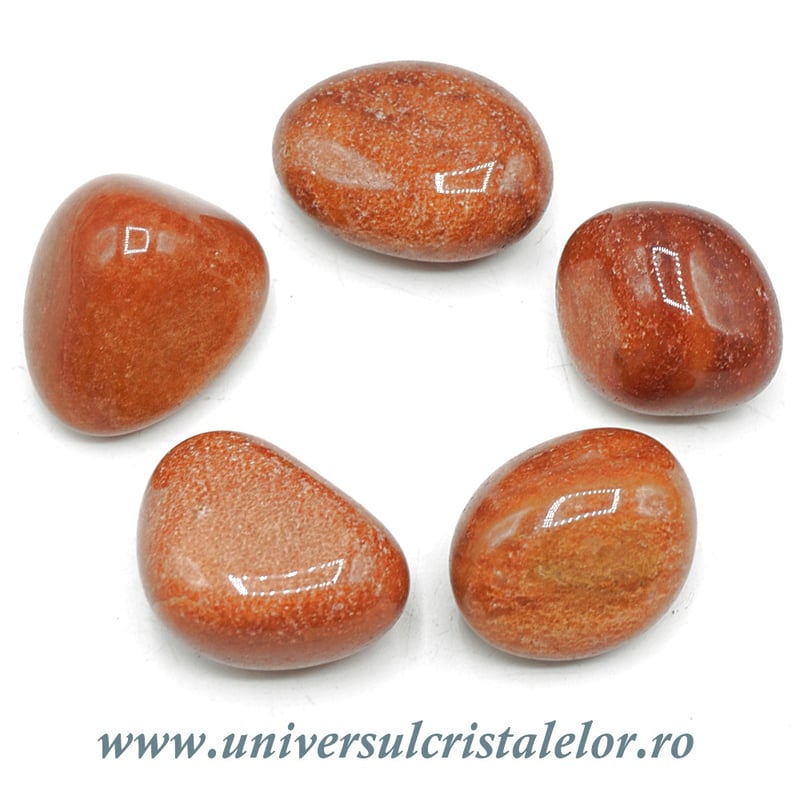 Aventurin rosu piatra rulata