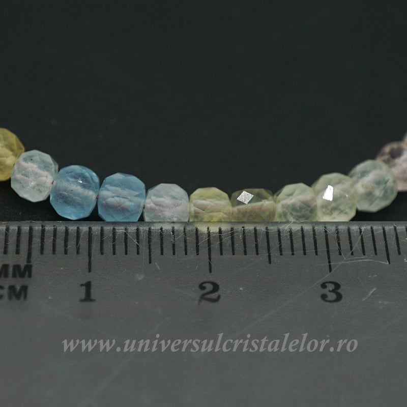 Bratara mixt beril rotund fatetat - 4.2