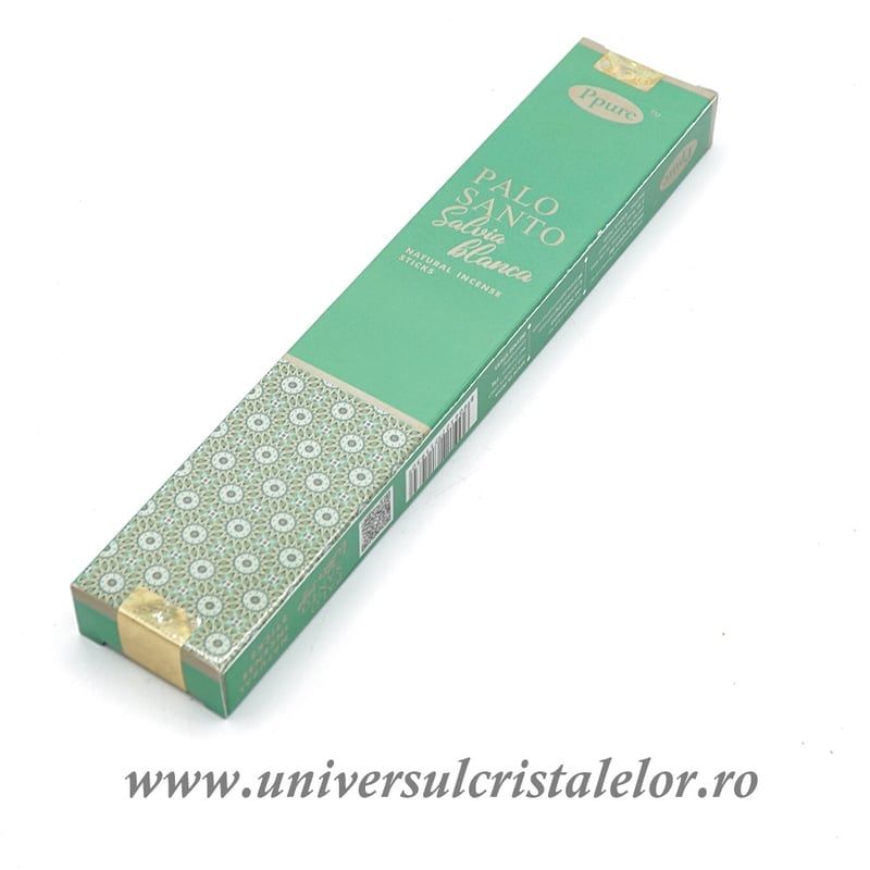 Betisoare parfumate palo santo-salvie alba ppure