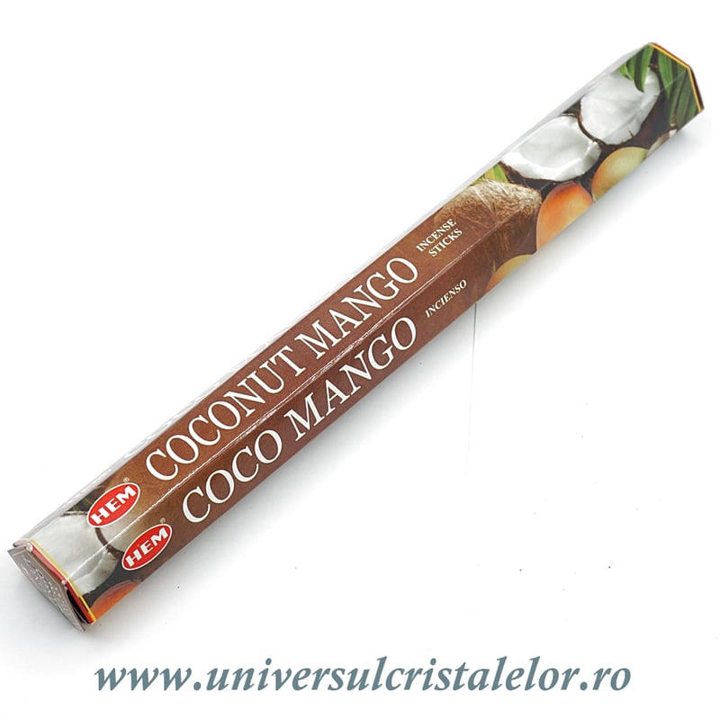 Betisoare parfumate cocos si mango