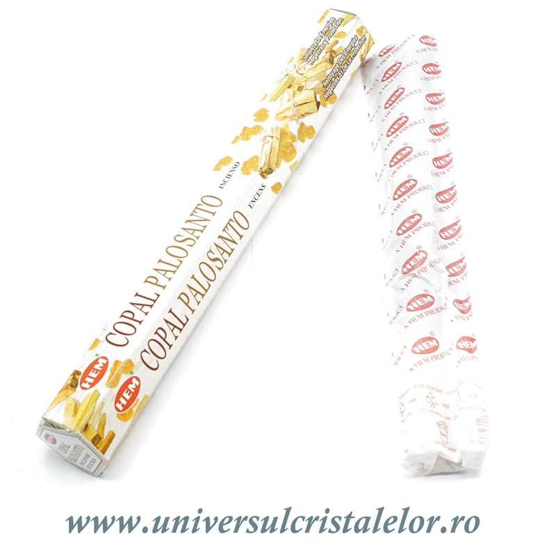 Betisoare parfumate copal si palo santo