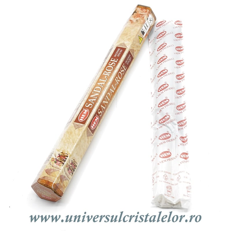 Betisoare parfumate sandal si trandafir