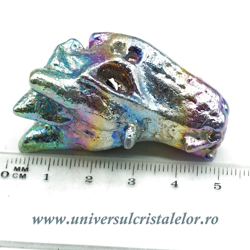 Figurina bismut cap de dragon