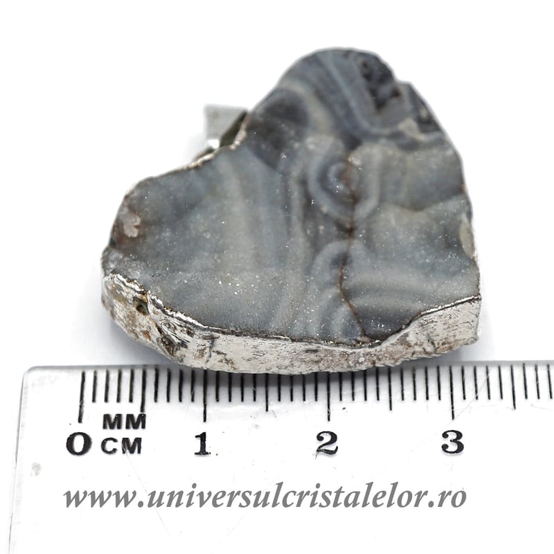 Pandantiv calcedonie inima