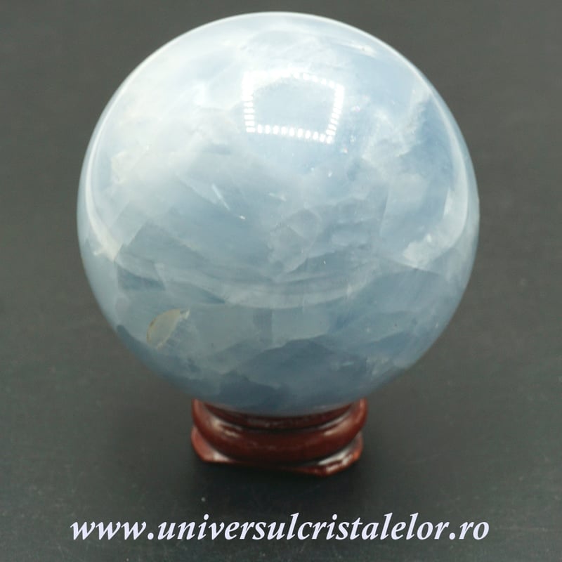 Sfera calcit albastru