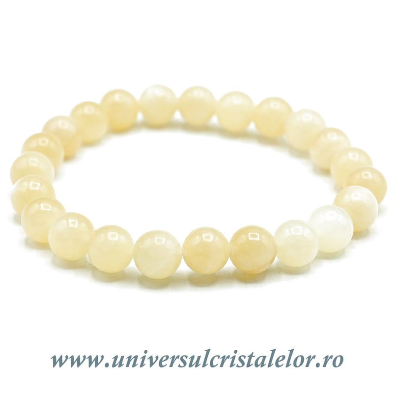 Bratara calcit galben