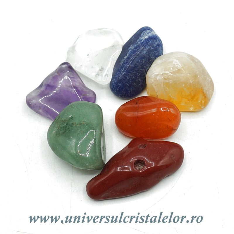 Chakre 7 cristale set
