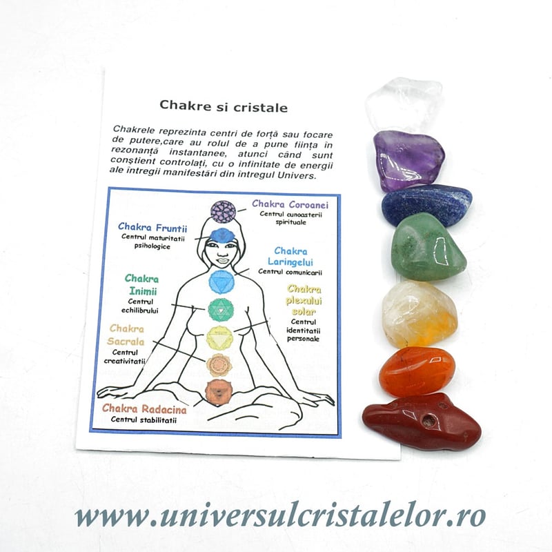 Chakre 7 cristale set