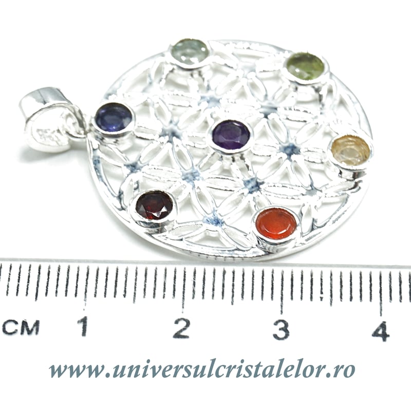 Pandantiv chakre floarea vietii