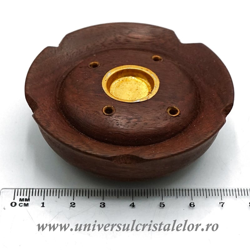 Suport ardere pentru betisoare si conuri parfumate - rotund m2