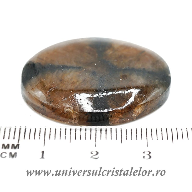 Cabochon chiastolit