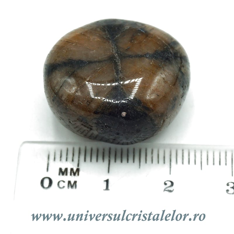 Chiastolit piatra rulata