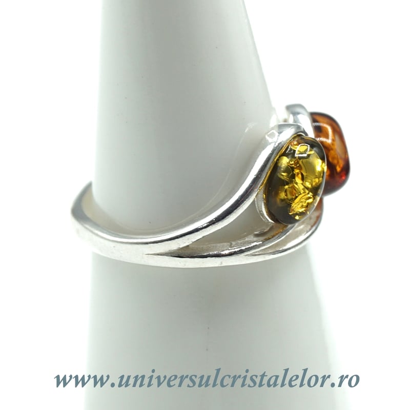 Inel chihlimbar 3 culori reglabil