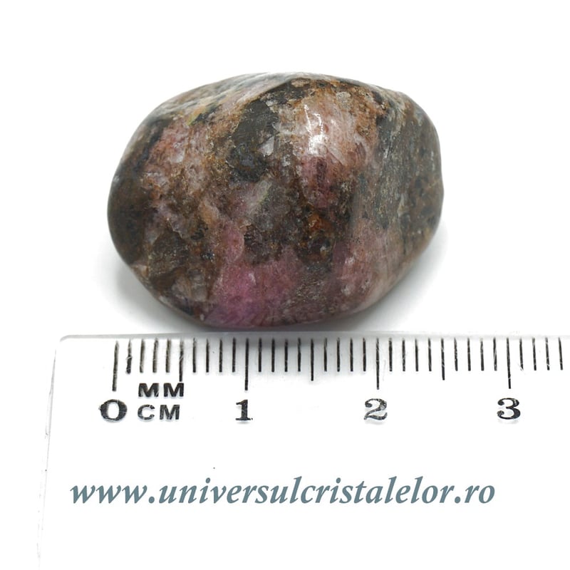 Cobalto-calcit piatra rulata