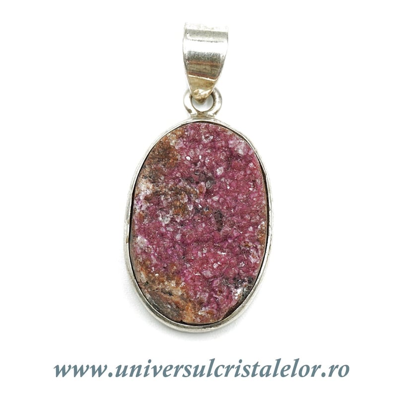 Pandantiv cobalto-calcit