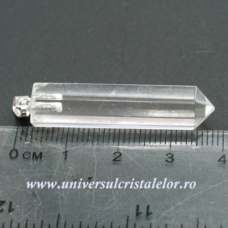 Pandantiv cristal de stanca varf