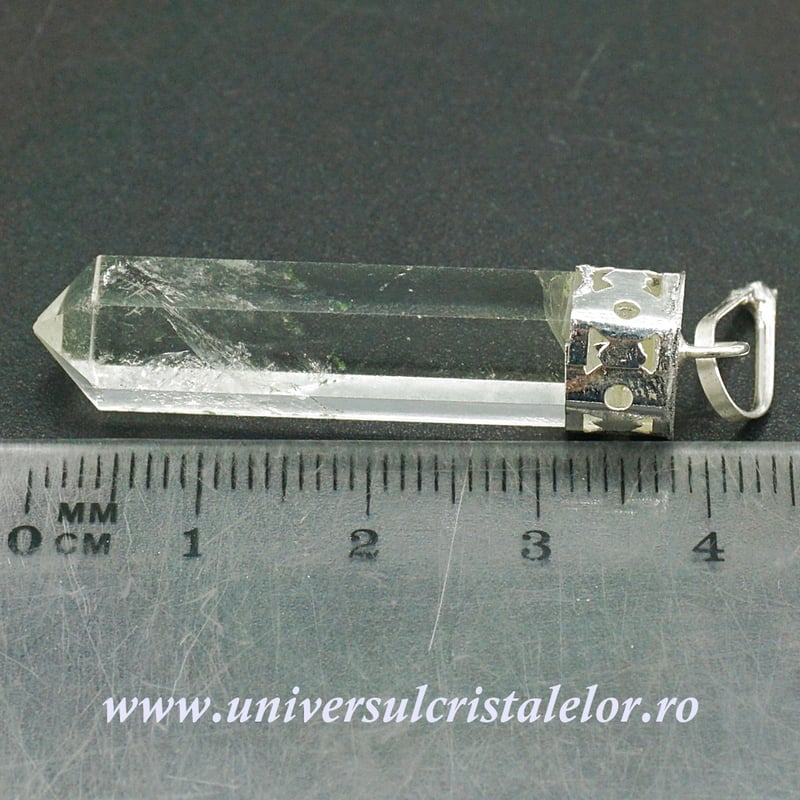 Pandantiv cristal de stanca varf