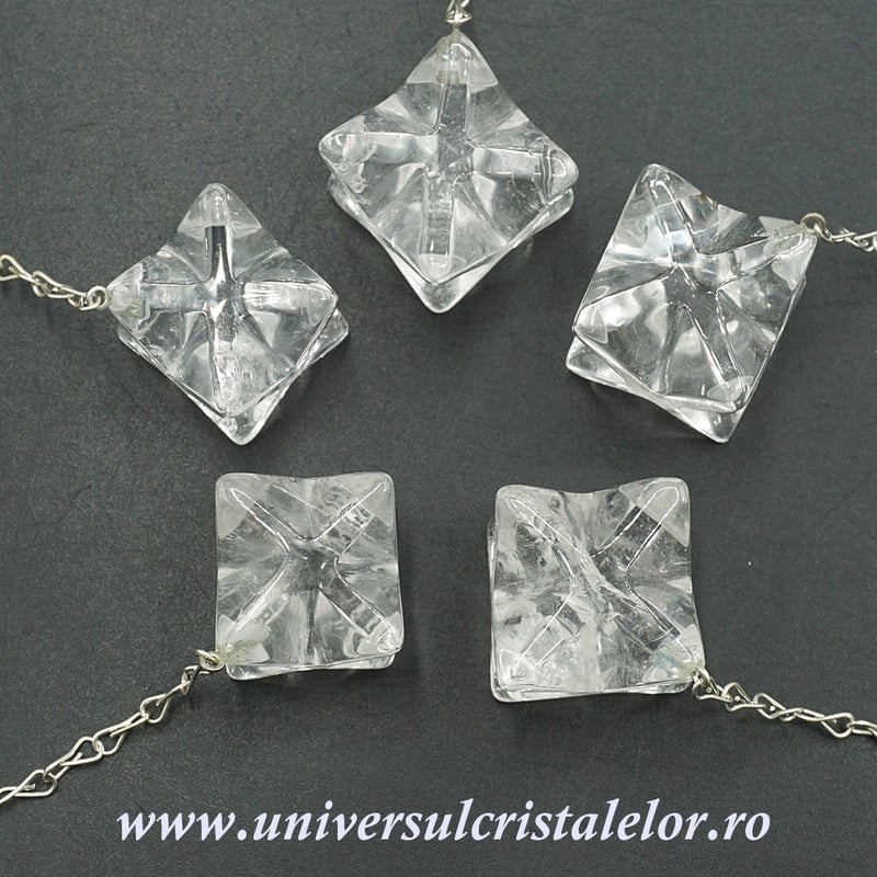 Pendul cristal de stanca merkaba