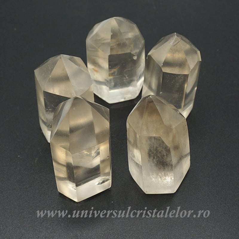 Cristal de stanca varf cu baza slefuit