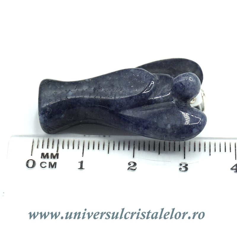 Pandantiv cuart albastru inger