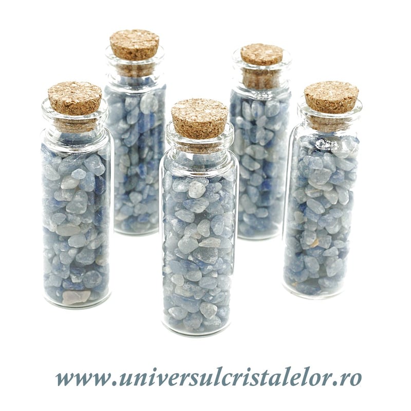 Sticluta cuart albastru
