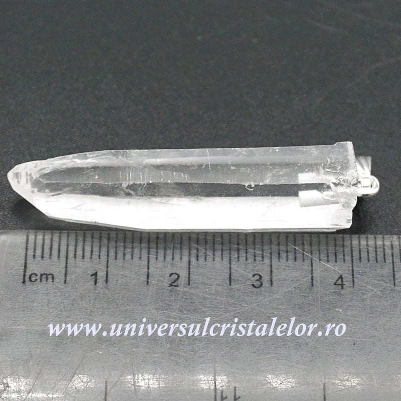 Pandantiv cristal de stanca varf lemurian
