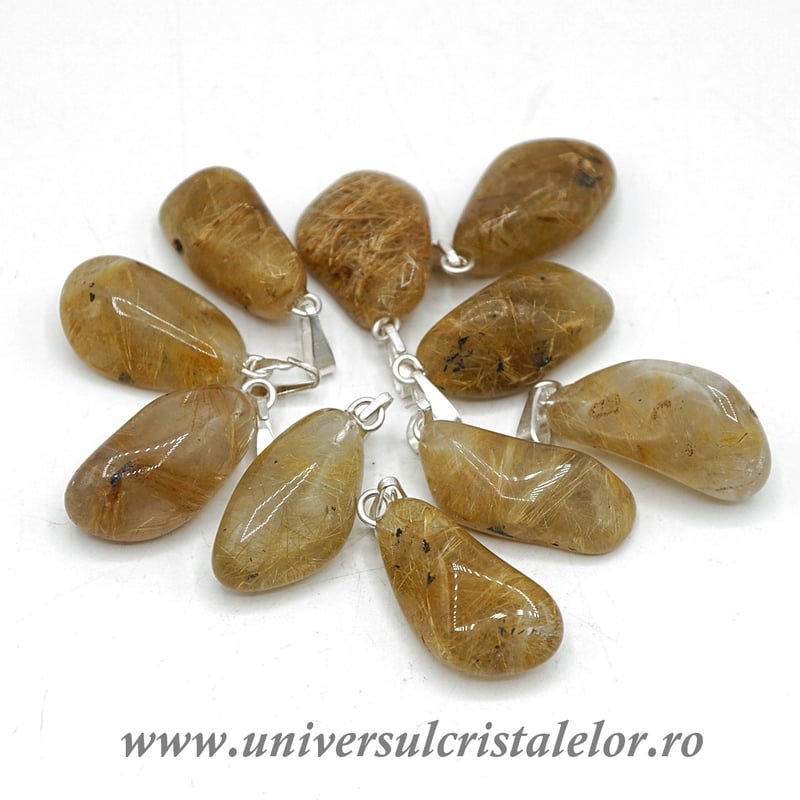 Pandantiv cuart rutilat