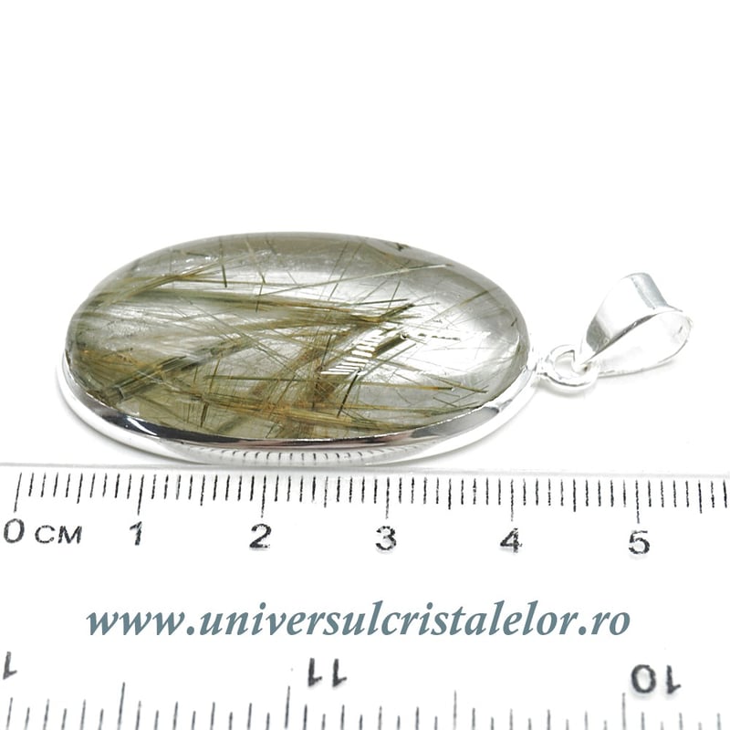 Pandantiv cuart rutilat