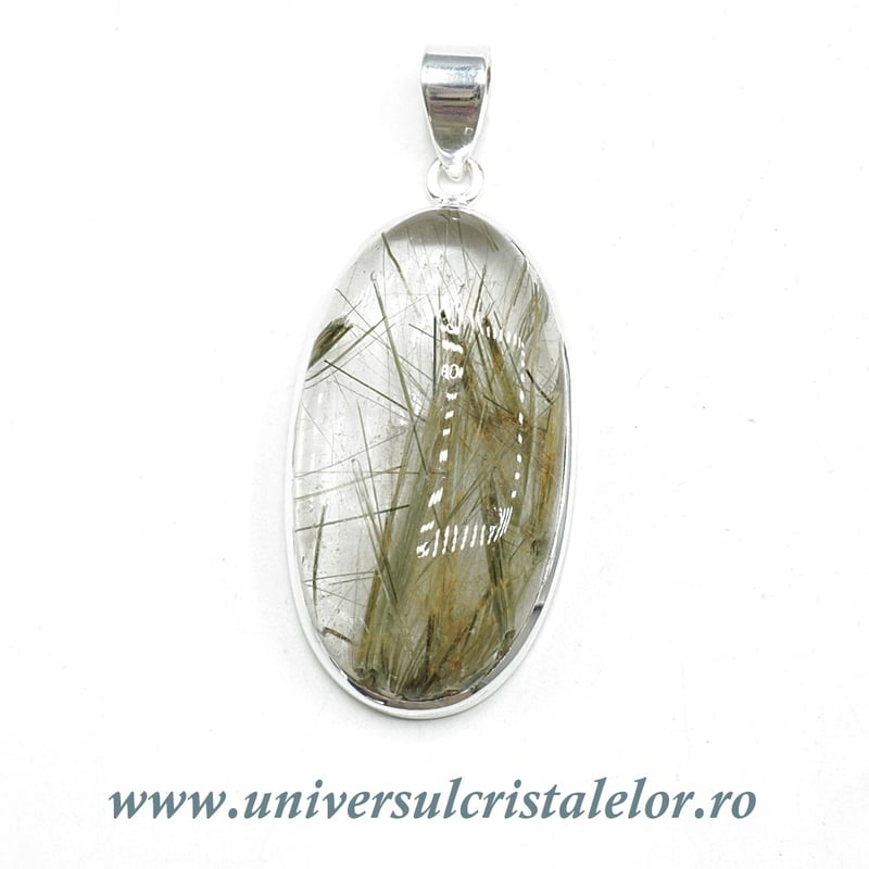 Pandantiv cuart rutilat