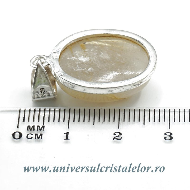 Pandantiv cuart rutilat