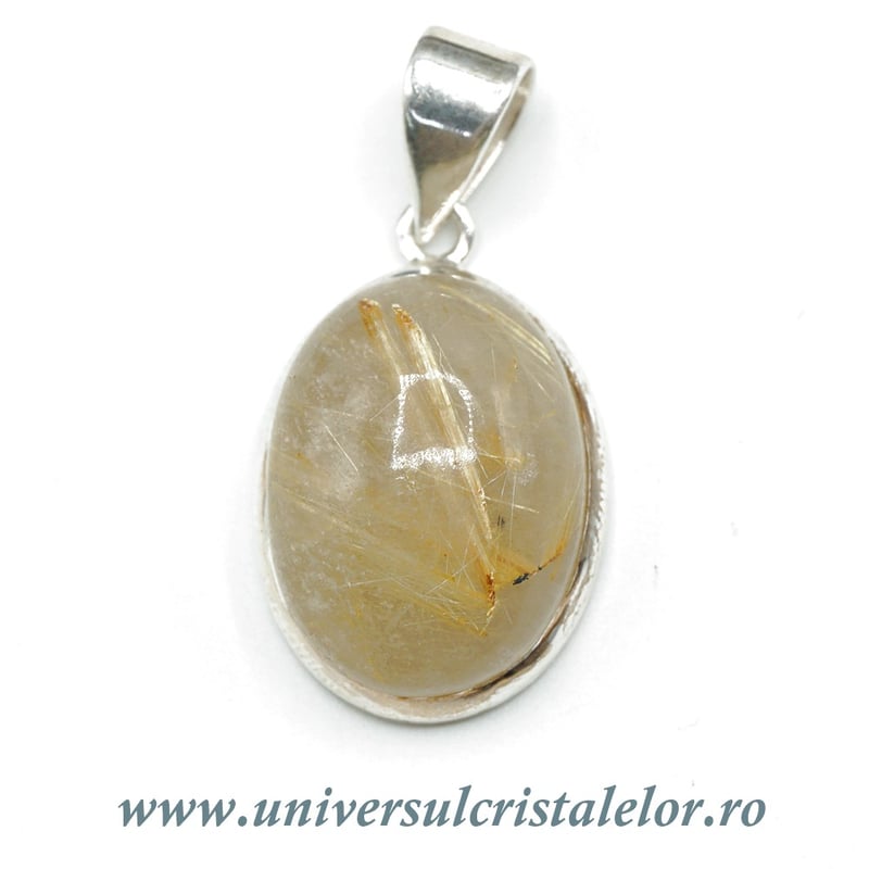 Pandantiv cuart rutilat