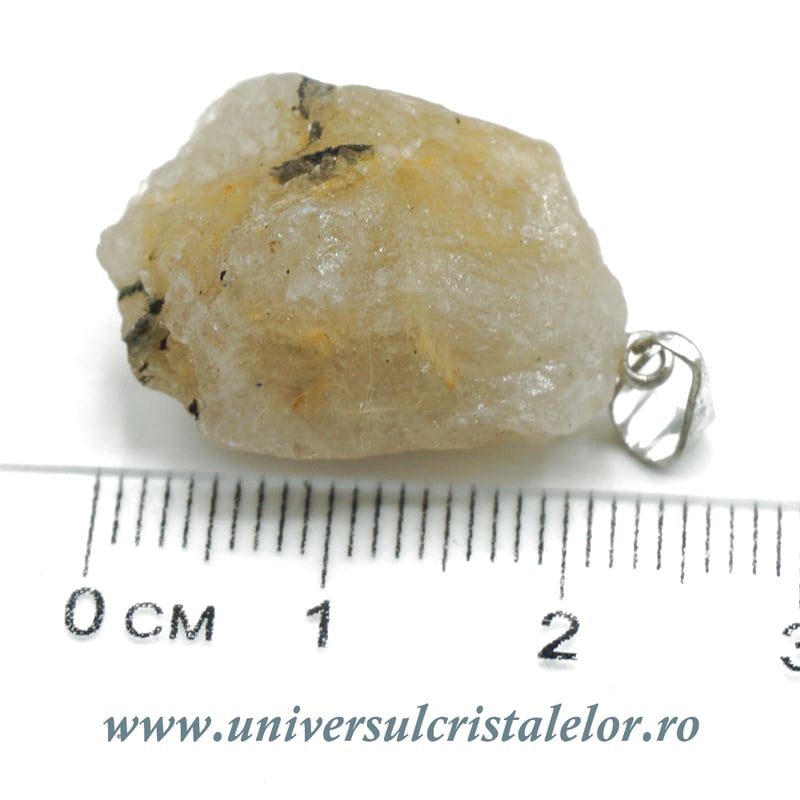 Pandantiv cuart rutilat