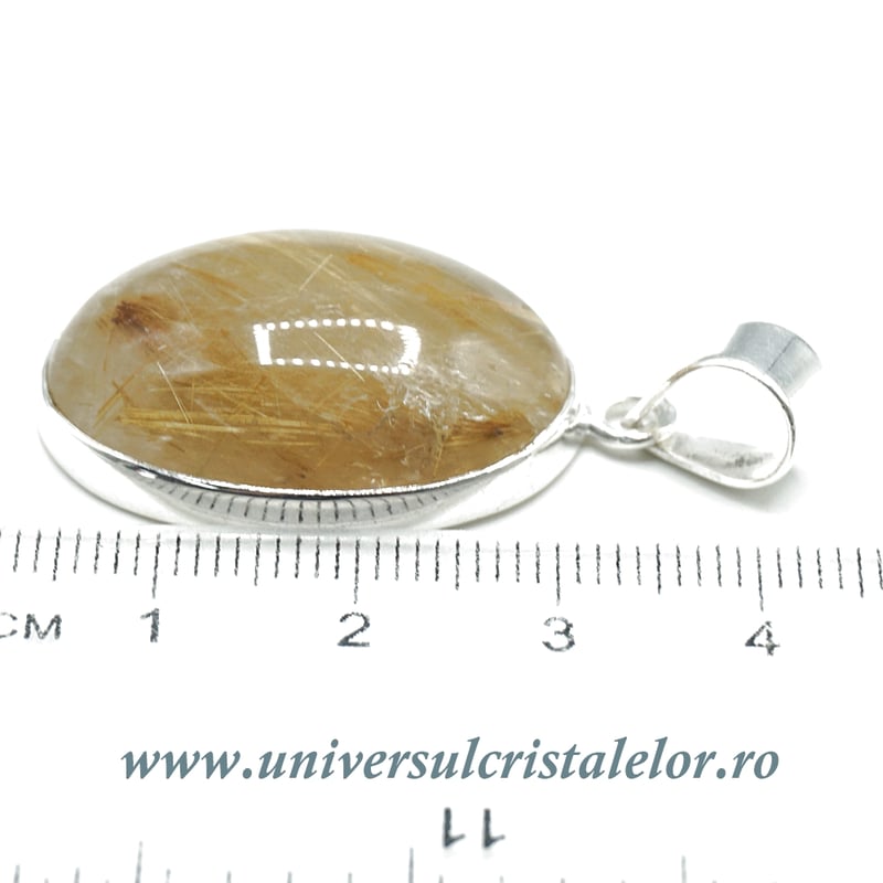 Pandantiv cuart rutilat