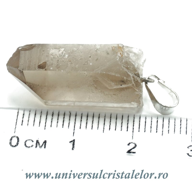 Pandantiv cuart fumuriu varf