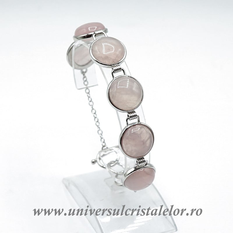 Bratara cuart roz m10