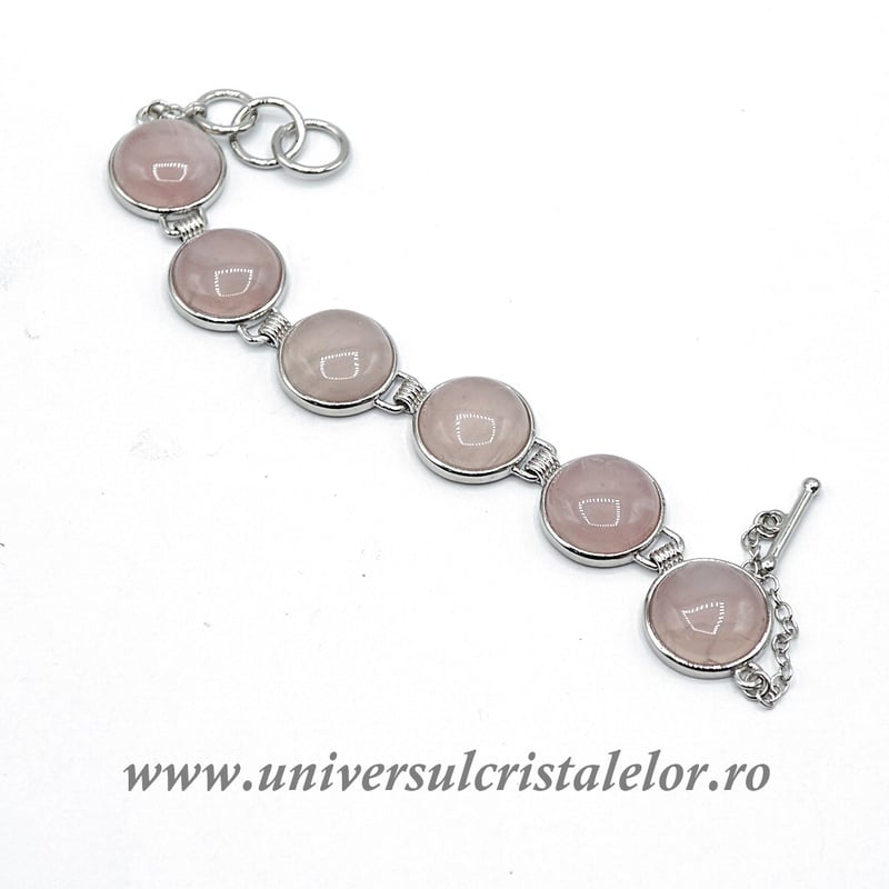 Bratara cuart roz m10