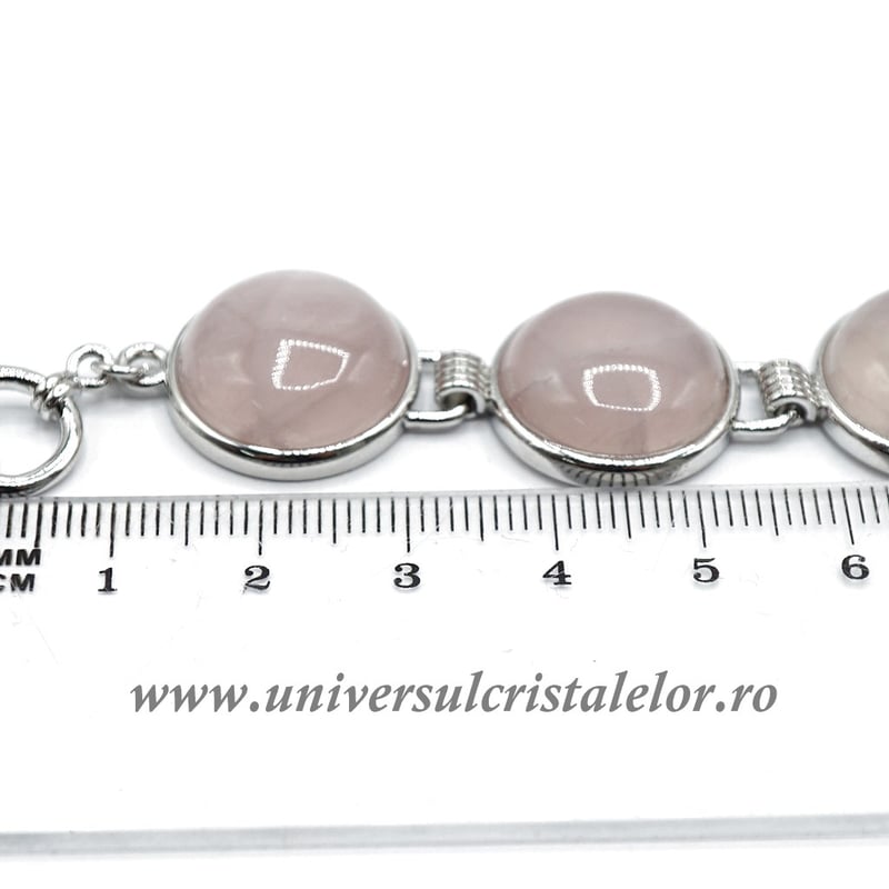 Bratara cuart roz m10