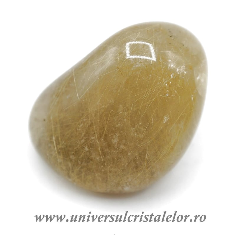 Cuart rutilat piatra rulata