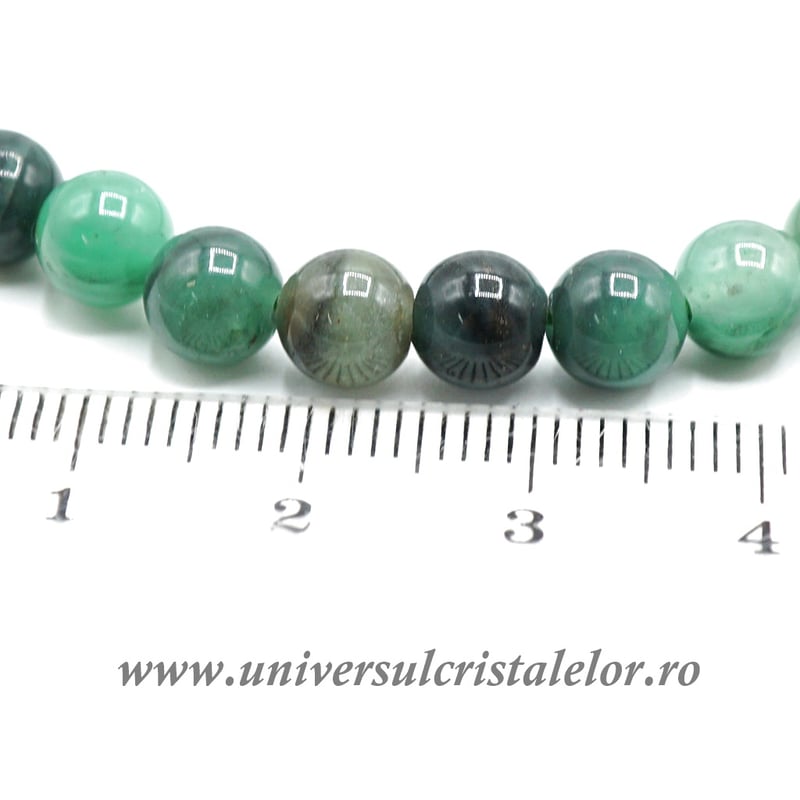 Bratara cuart verde - 6 mm