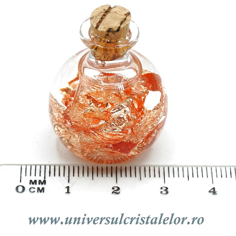 Sticluta cu foite cupru